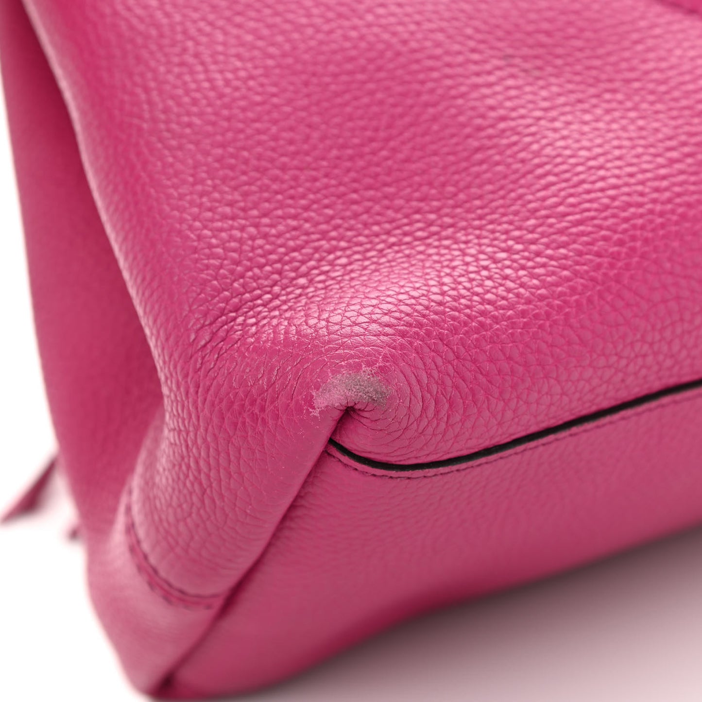 Cellarius Calfskin Medium Soho Chain Shoulder Bag Bright Bouganville
