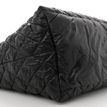 Chanel Nylon Quilted Large Coco Cocoon Tote   Black 9 of 10