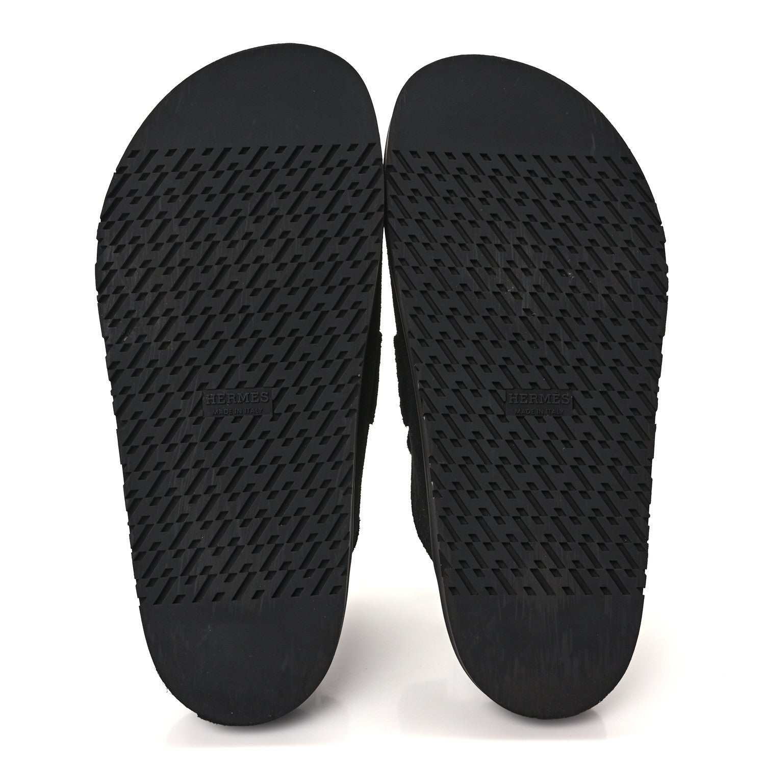 Hermes Suede Calfskin Go Mules 40 Black 5 of 8