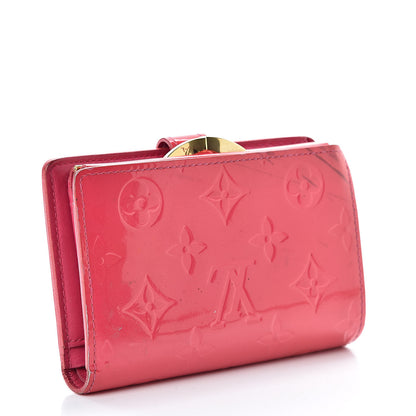 Louis Vuitton Vernis French Purse Wallet Framboise 3 of 20
