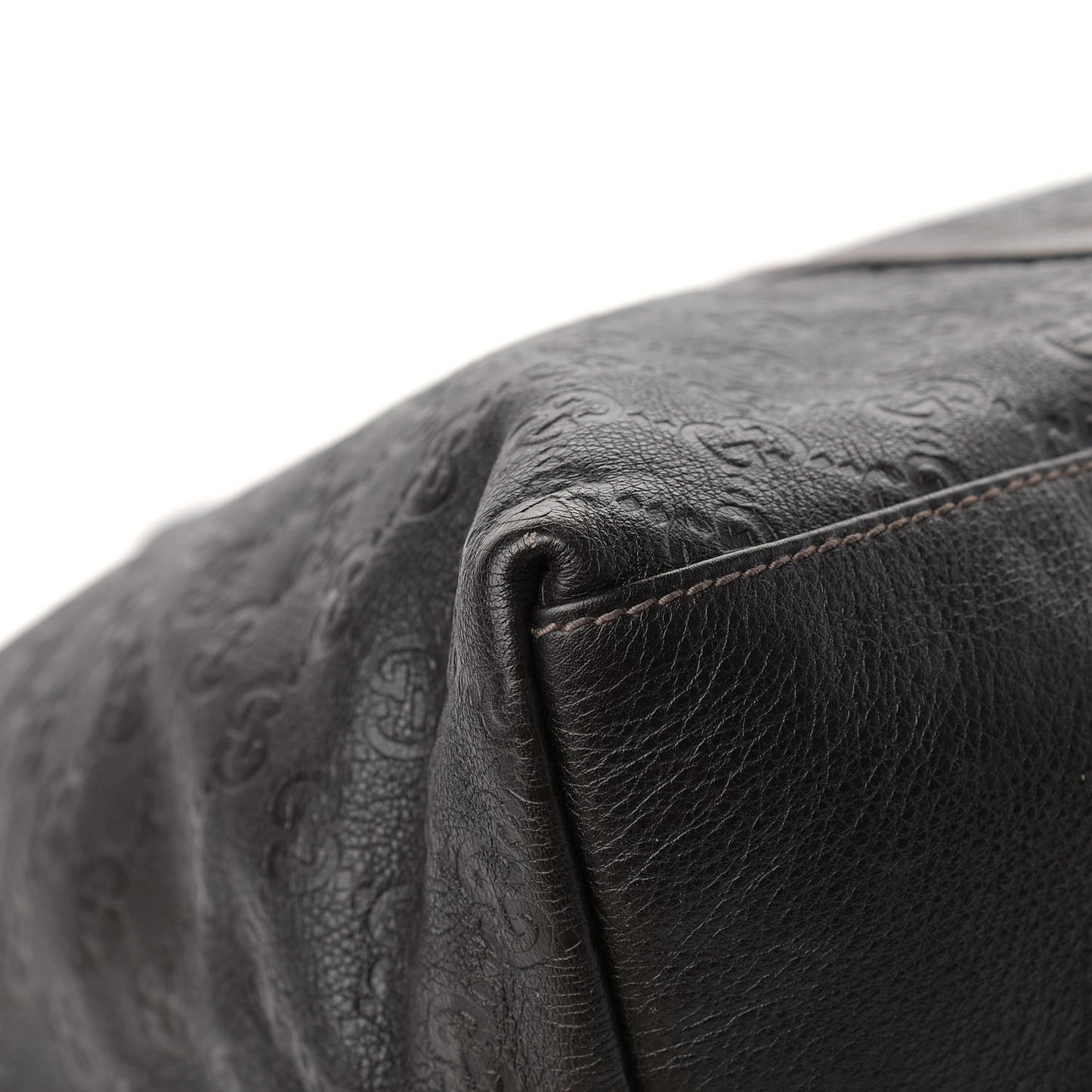 Guccissima Medium Joy Tote Bag Dark Brown