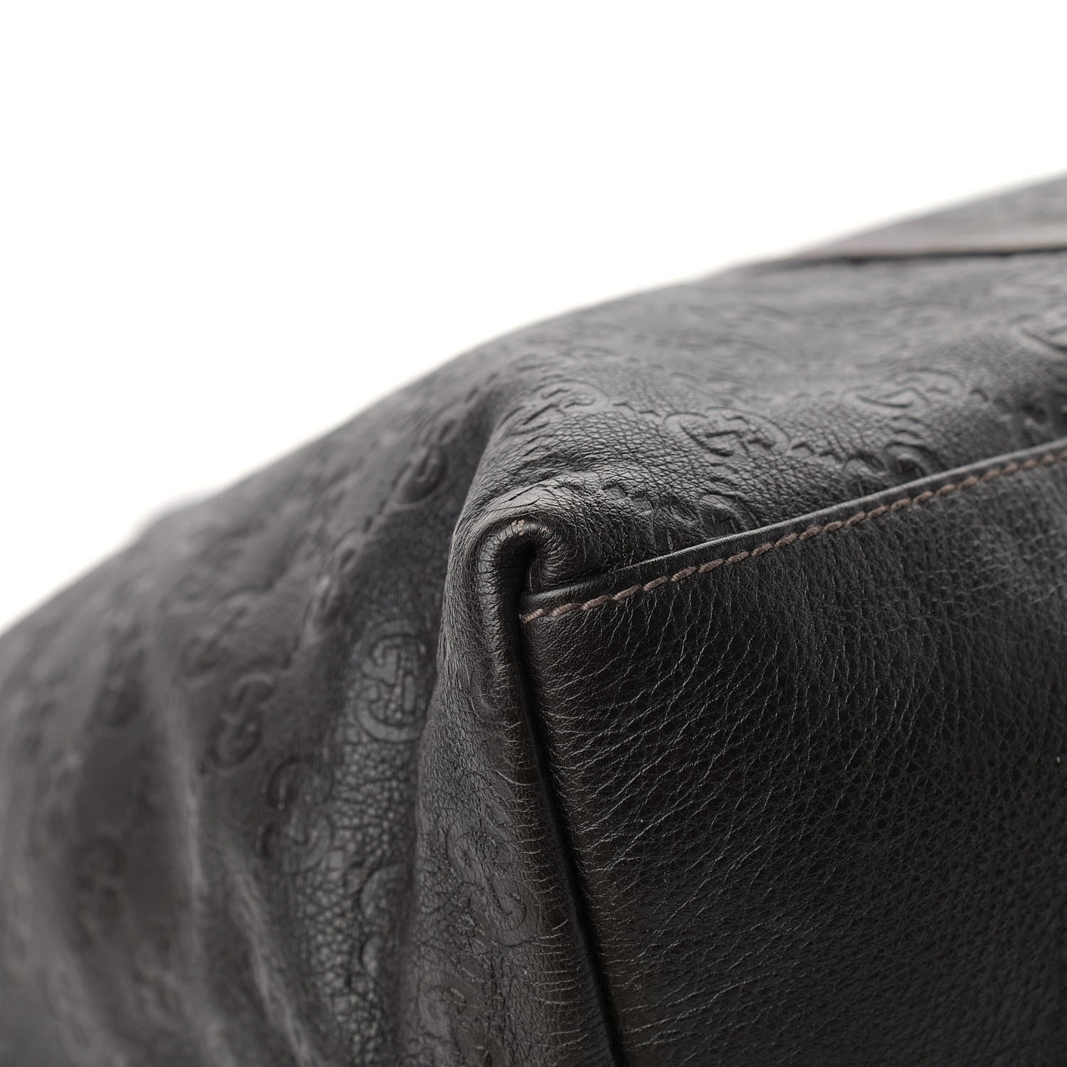 Gucci Guccissima Medium Joy Tote Bag Dark Brown 7 of 9