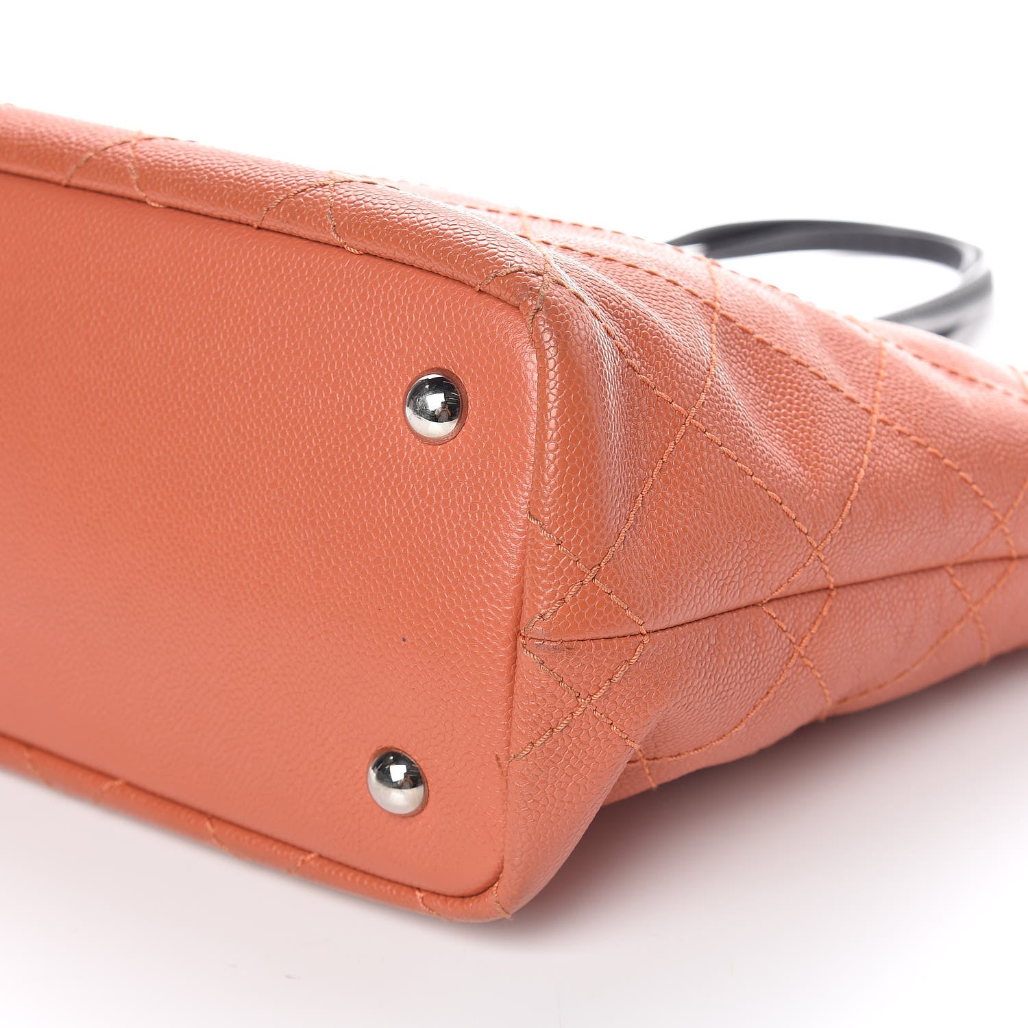 Chanel Grained Calfskin Shopping Fever Tote Orange 11 of 11