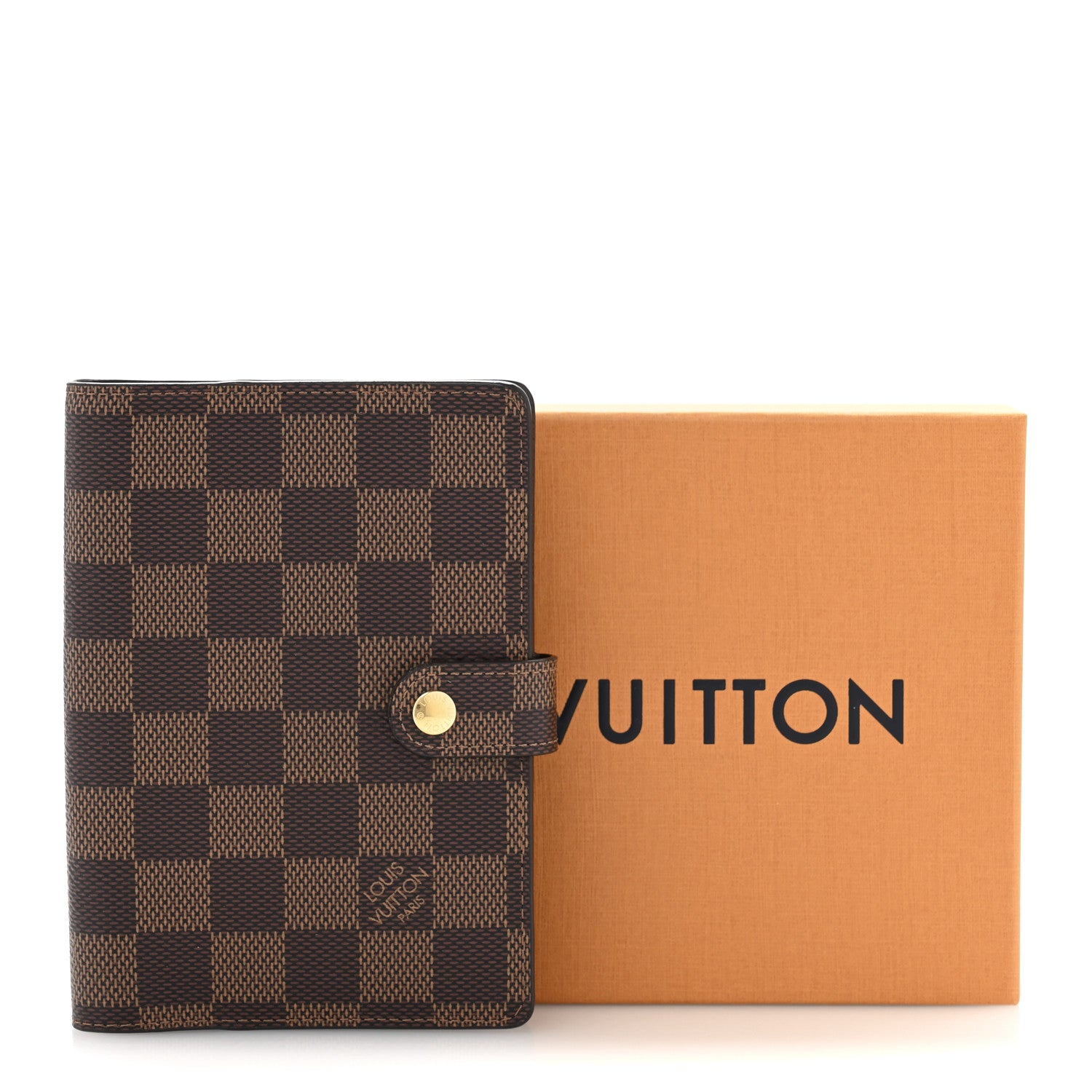 Louis Vuitton Damier Ebene Small Ring Agenda Cover 8 of 8