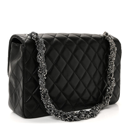 Chanel Lambskin Quilted Medium Westminster Pearl Flap Black 3 of 11