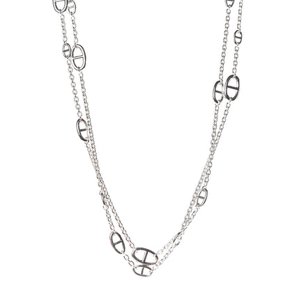 Hermes Sterling Silver Farandole Necklace 160 1 of 7