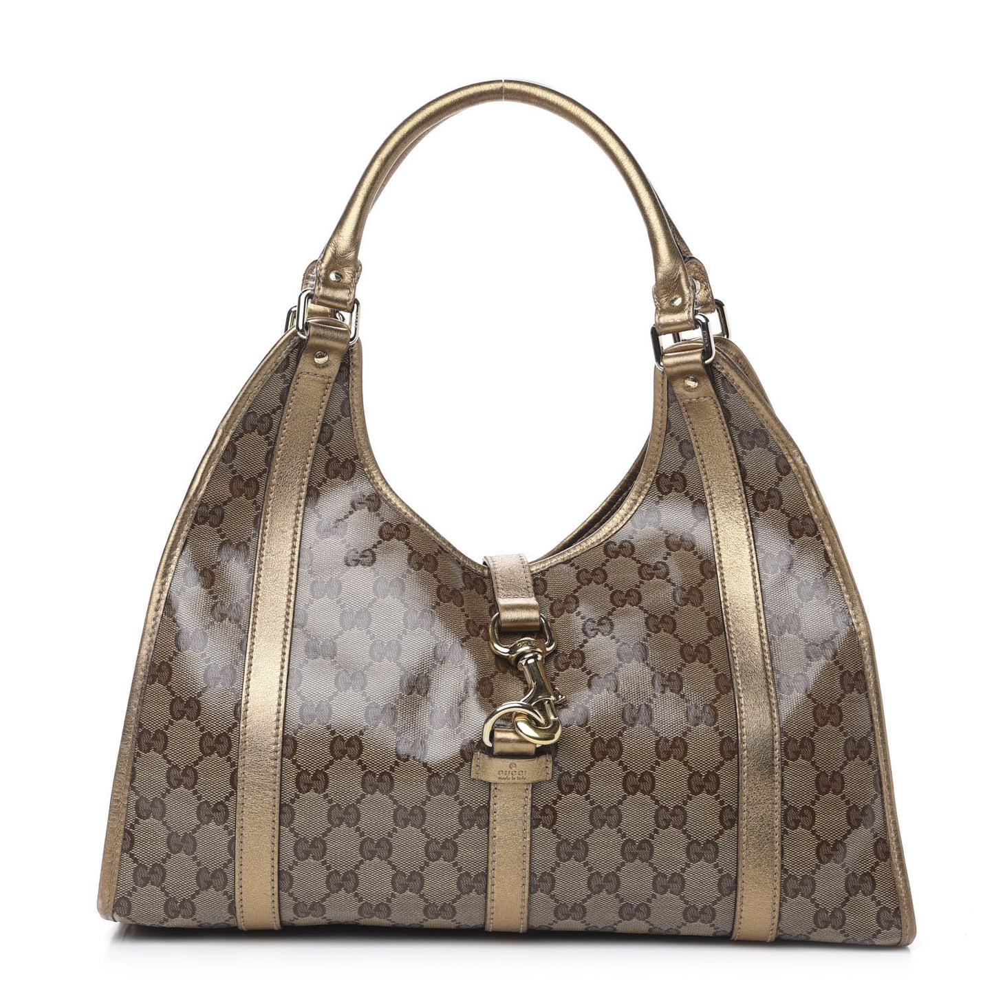 Crystal Monogram Medium Joy Shoulder Bag Bronze
