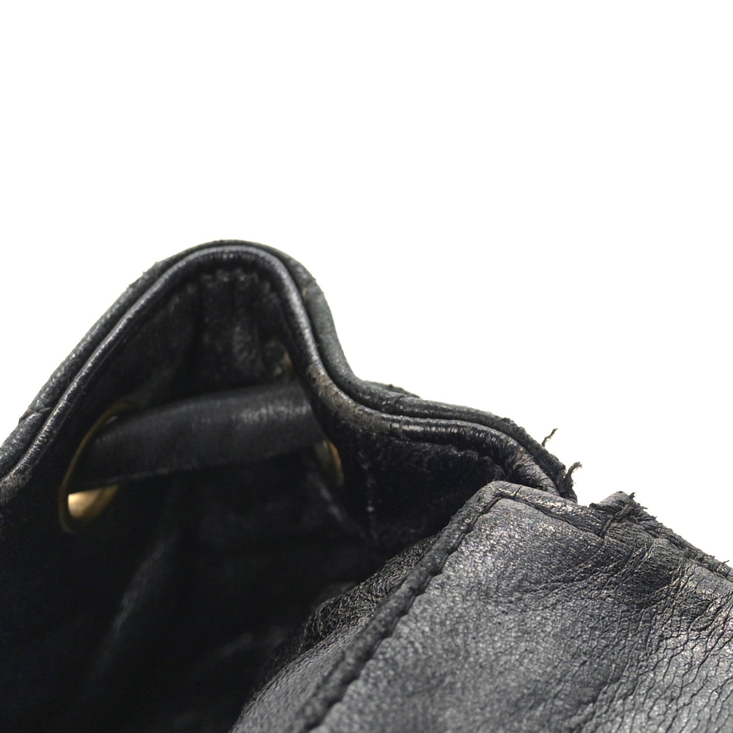 Chanel Lambskin Quilted Backpack Black 11 of 22