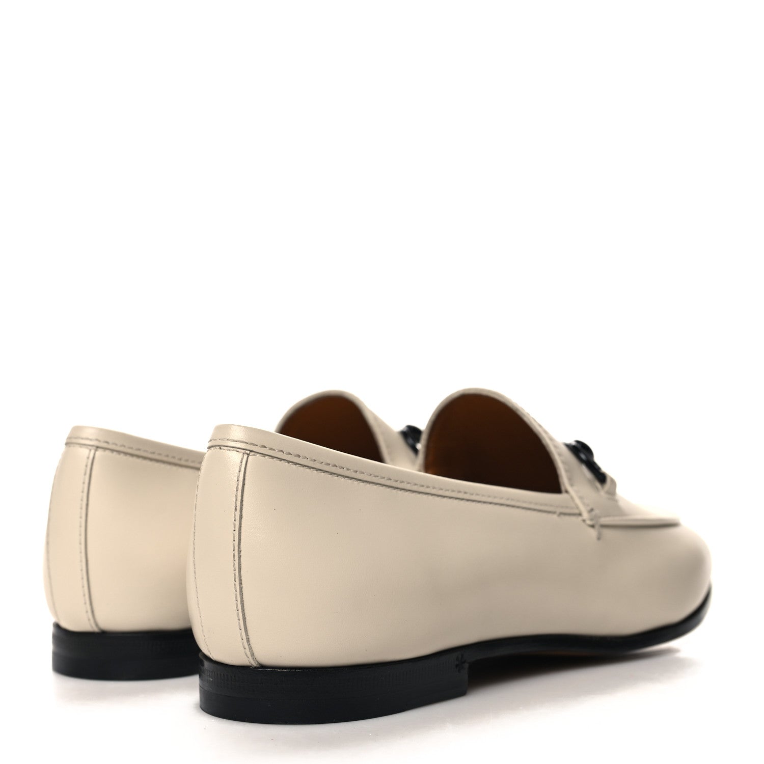 Gucci Malaga Kid Womens Jordaan Loafers 36.5 White 4 of 9