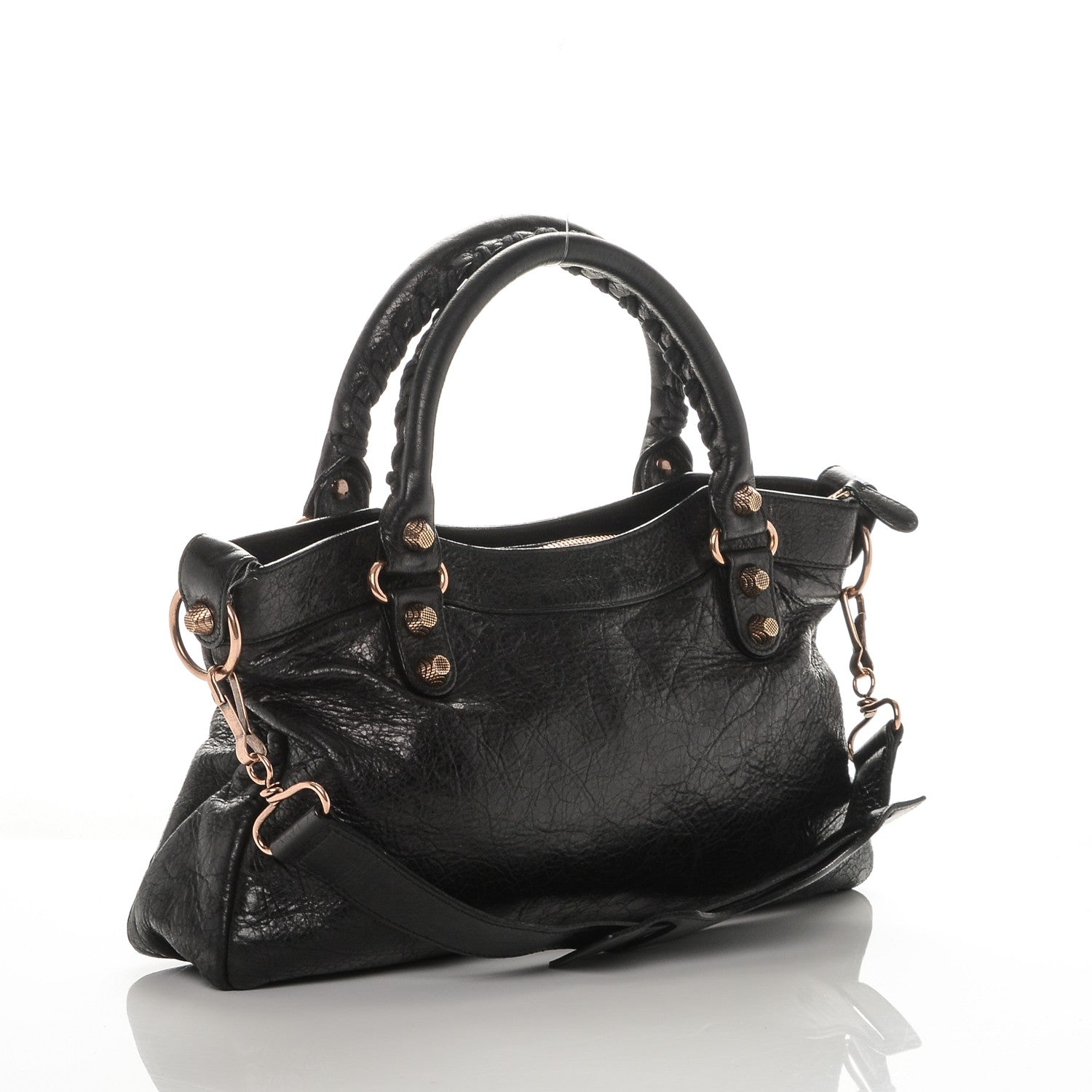Balenciaga Agneau Giant 12 Rose Gold Hardware First Black 3 of 7