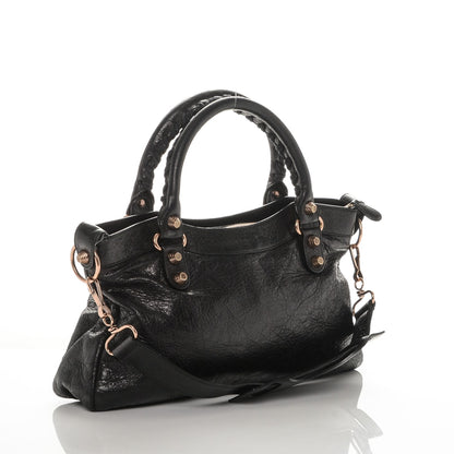 Balenciaga Agneau Giant 12 Rose Gold Hardware First Black 3 of 7