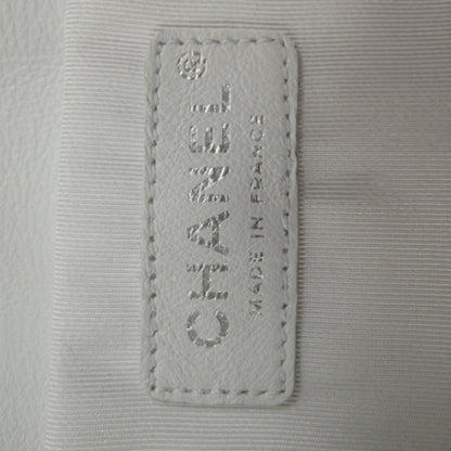 Chanel Leather Quilted Flap Hobo White 7 of 10