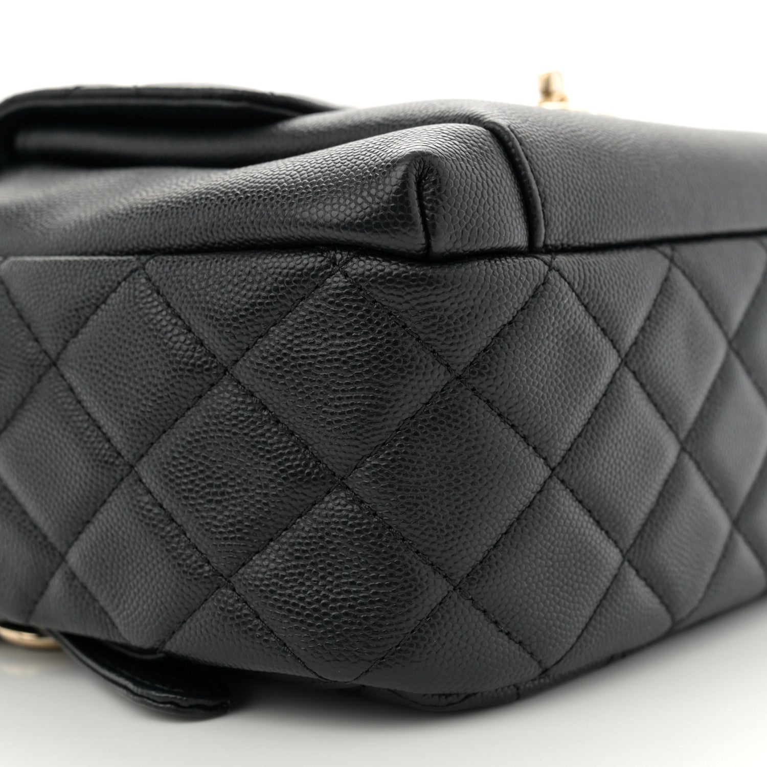 Chanel Caviar Quilted Medium Zip Around Backpack Black 9 of 10