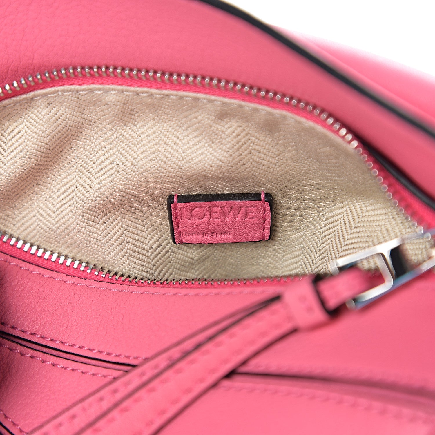 Loewe Calfskin Mini Puzzle Bag Wild Rose 5 of 9