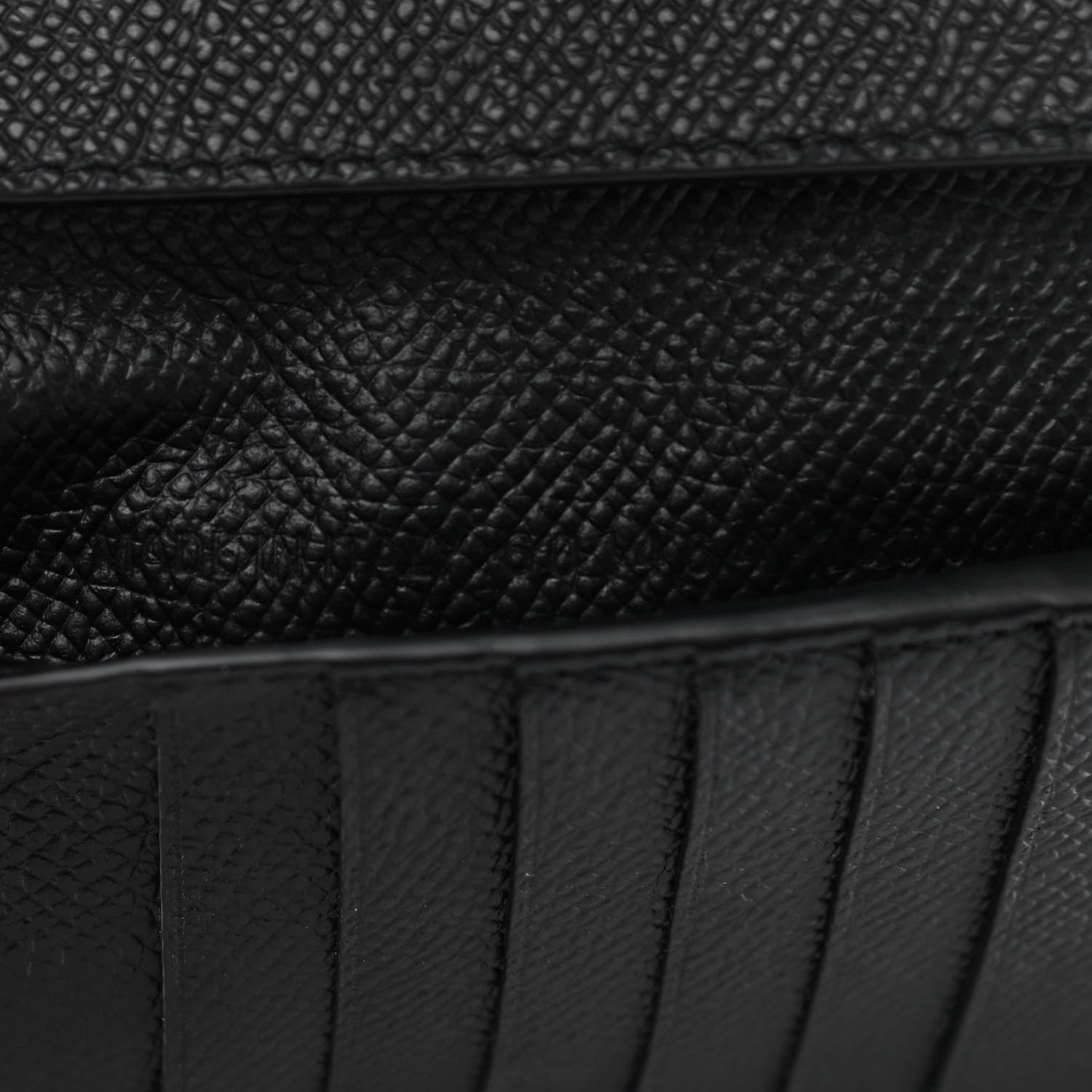 Balenciaga Signature Grained Calfskin Medium BB Wallet Black 7 of 9