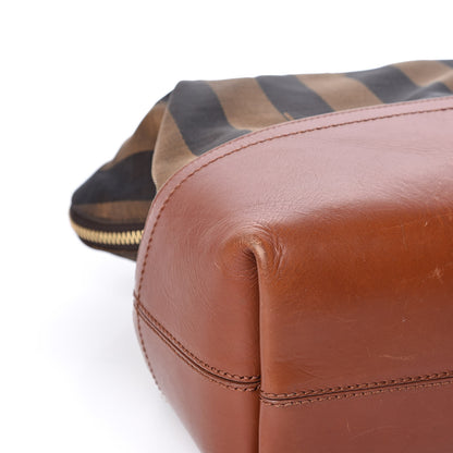 Fendi Pequin Cuoio Vegetale 2Bag Tobacco Cuoio Miele Vacchetta 11 of 17