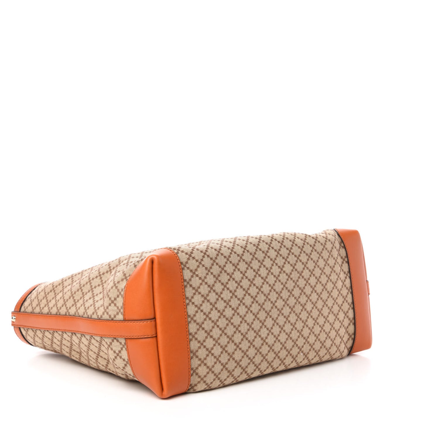 Diamante Medium Craft Tote Beige Sun Orange