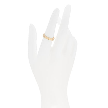 Cartier 18K Yellow Gold 3.5mm LOVE Wedding Band Ring 54 6.75 2 of 5