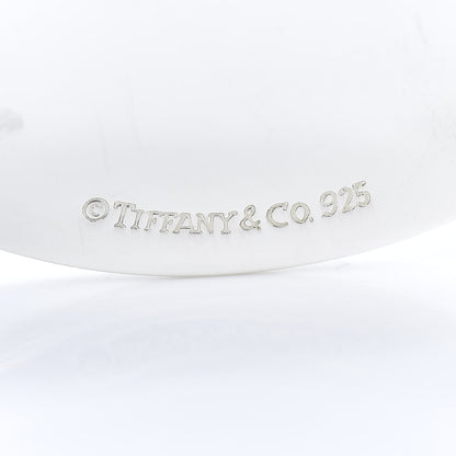 Tiffany Sterling Silver Oval ID Tag Wire Cuff Bangle Bracelet 4 of 6