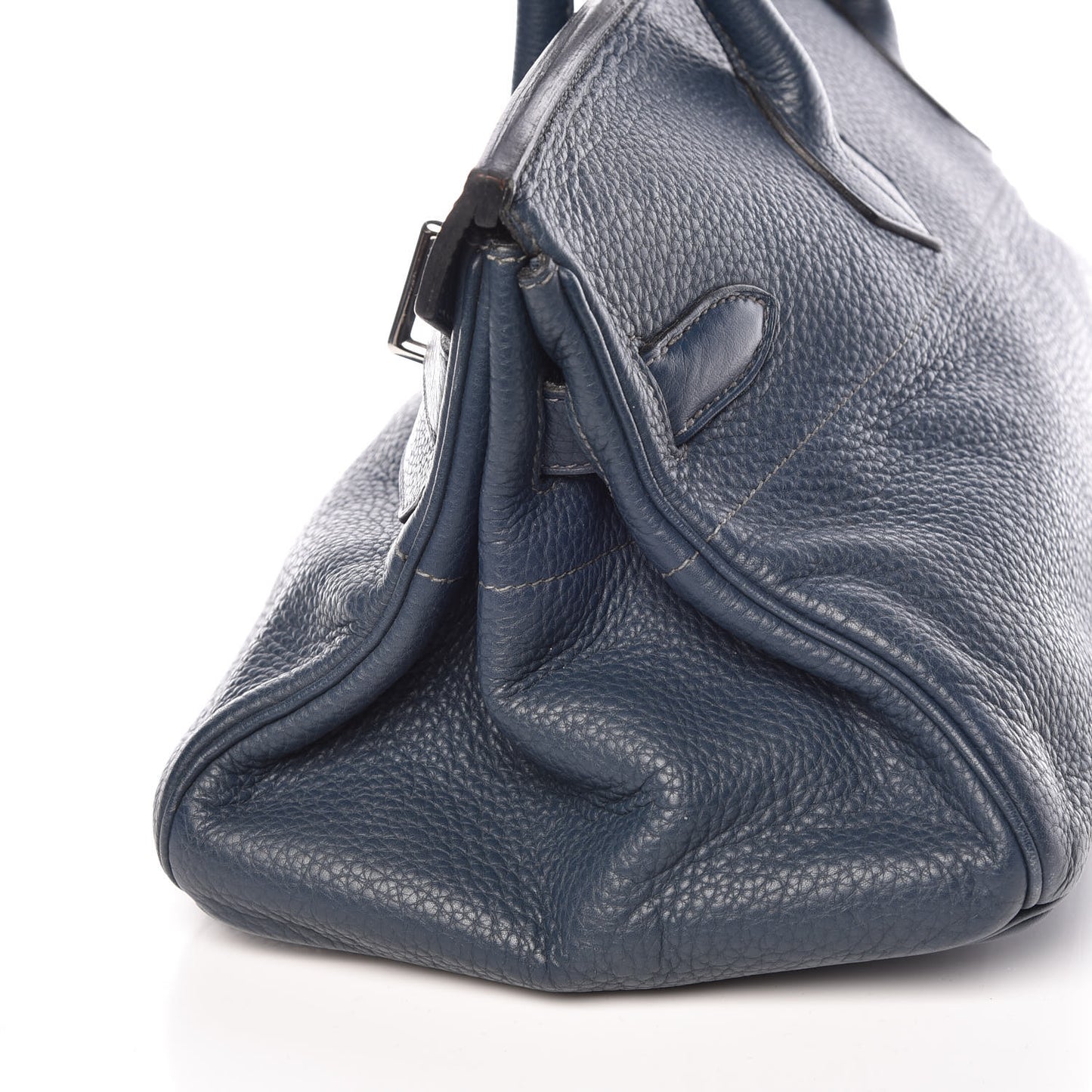 Taurillon Clemence JPG Birkin 42 Bleu Thalassa