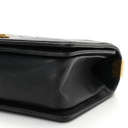 Chanel Calfskin Quilted Medium Boy Flap Black 9 of 10