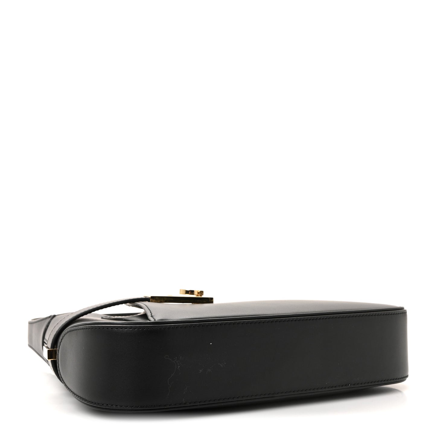 Soft Calfskin Gancini Hobo Black