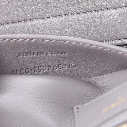 Saint Laurent Smooth Calfskin Medium Cabas Monogram Fog 7 of 14