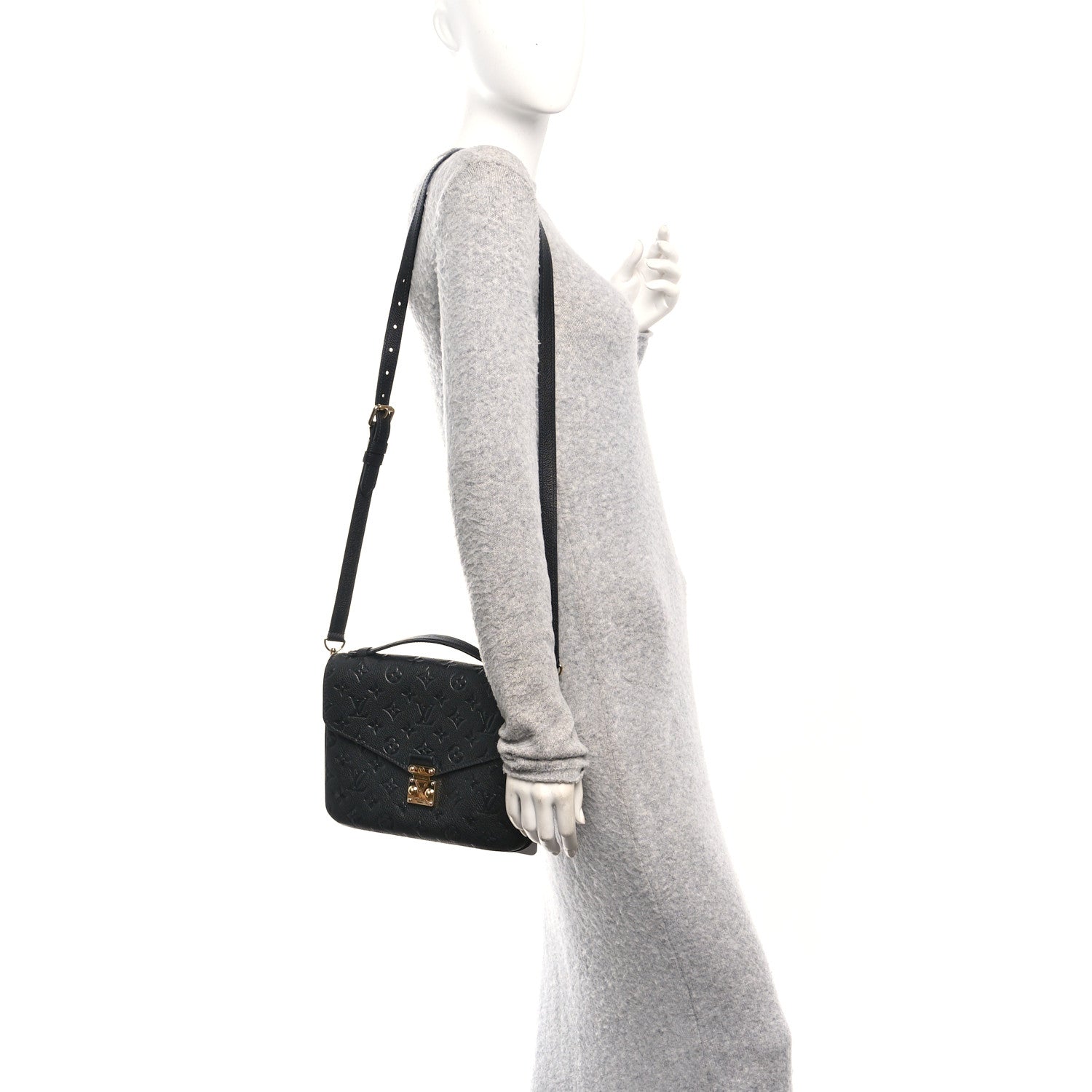 Louis Vuitton Empreinte Pochette Metis Black 2 of 12