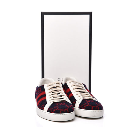 Gucci Covered Wool Big GG Monogram Mens Sneaker 13 Blue 10 of 10