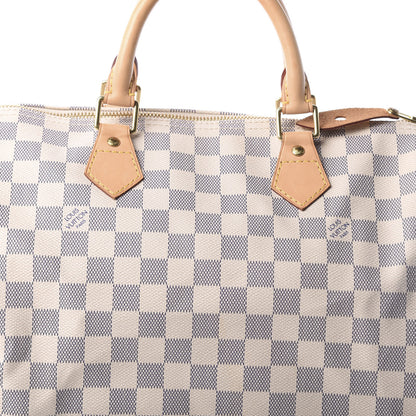 Louis Vuitton Damier Azur Speedy 30 7 of 9