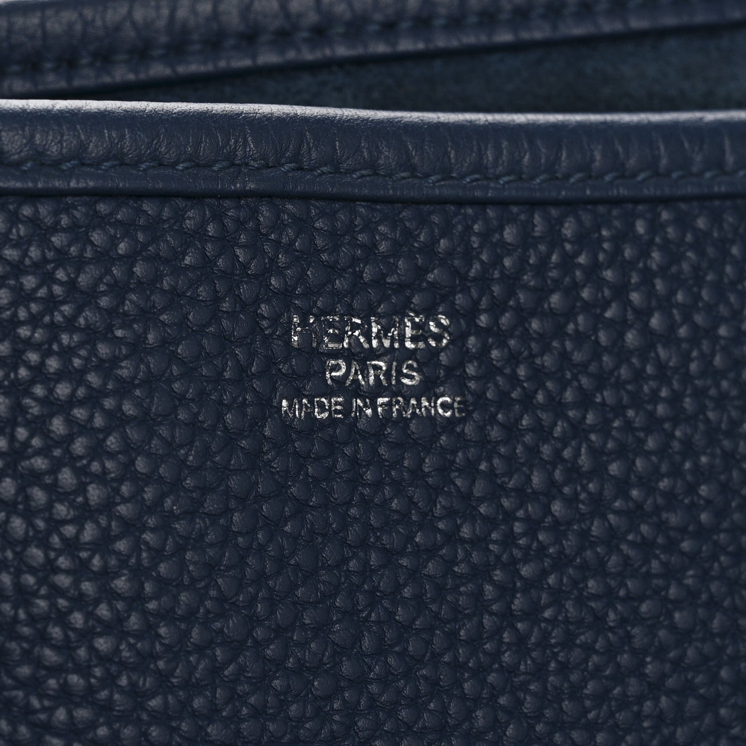 Hermes Taurillon Clemence Evelyne III TGM Bleu Obscur 6 of 12