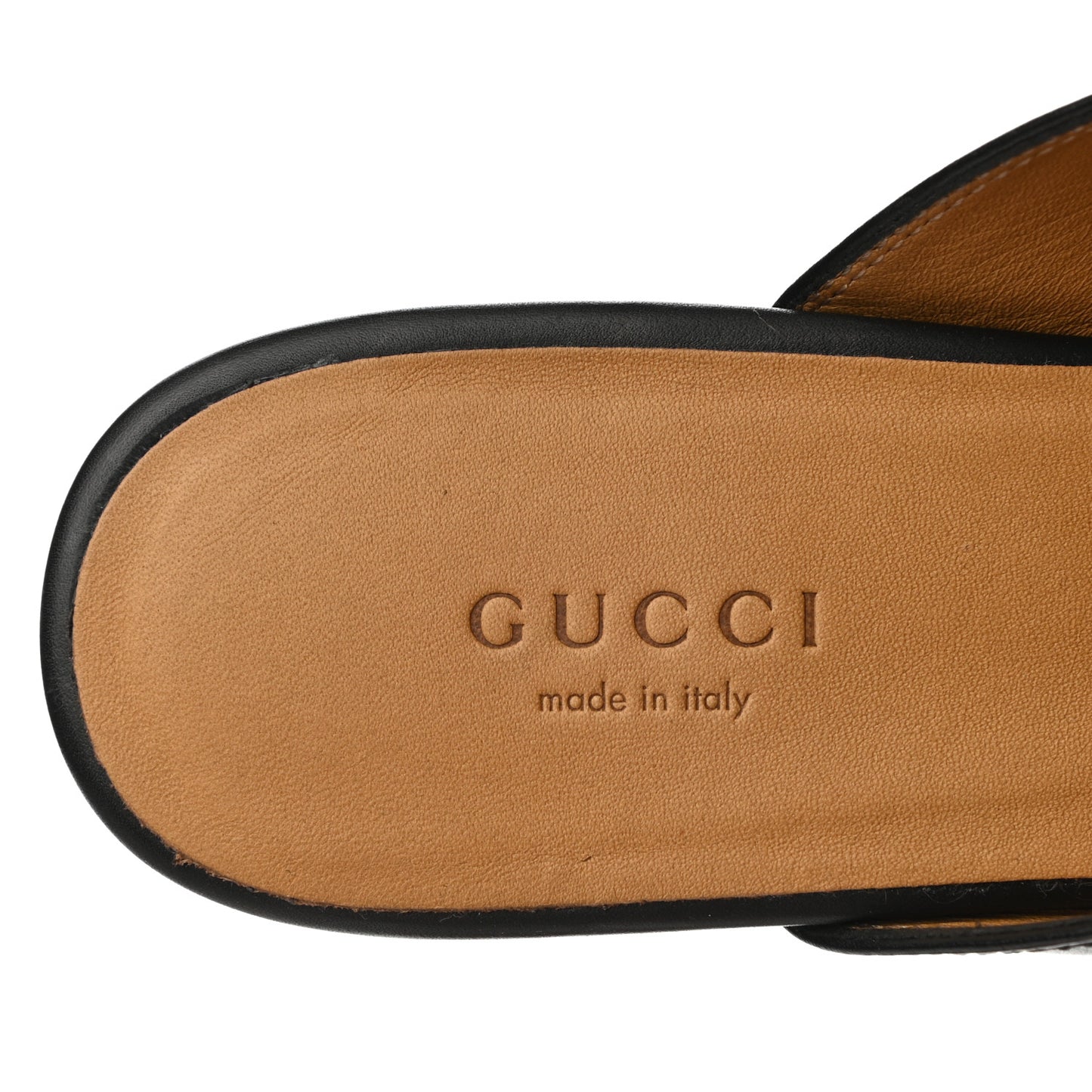Calfskin Womens Princetown Slippers 36 Black