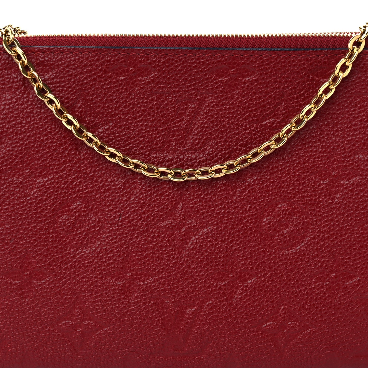 Empreinte Double Zip Pochette Cherry Berry