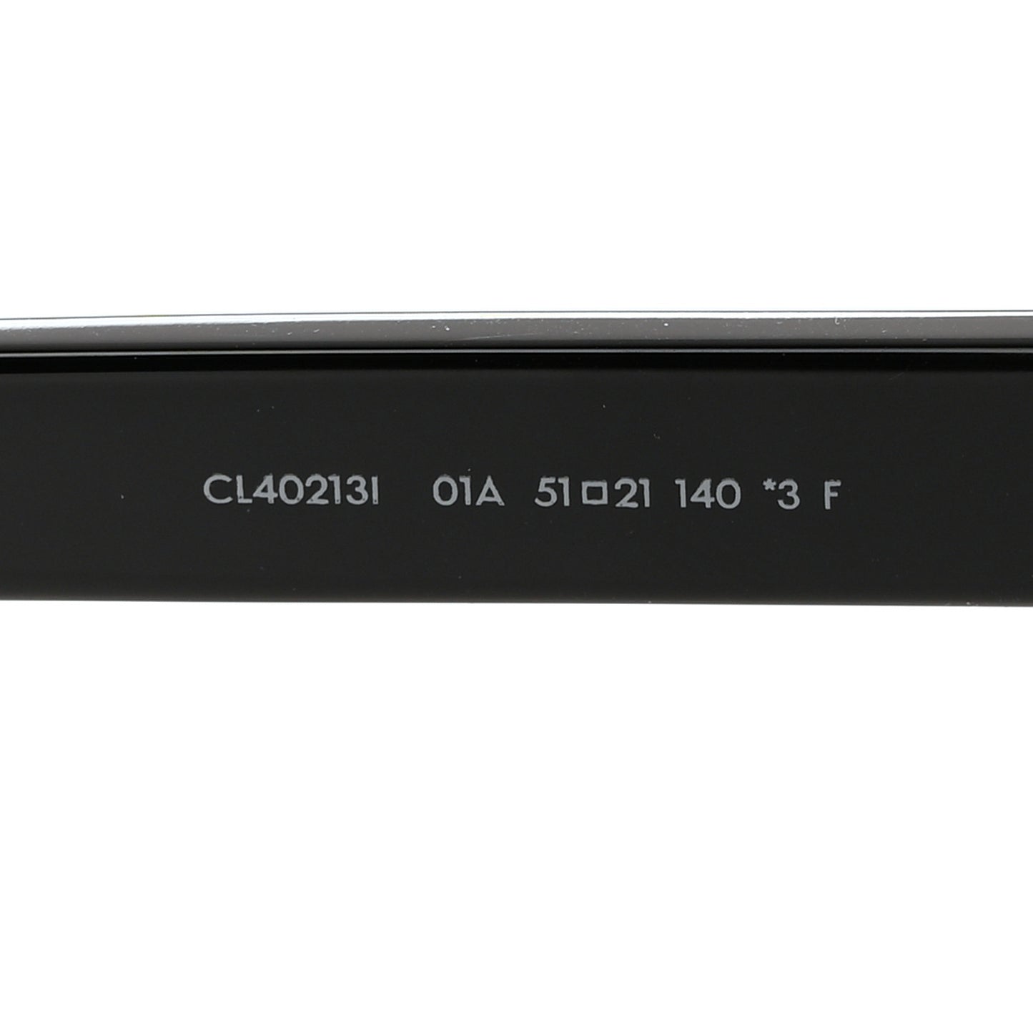 Acetate Rectangular Sunglasses CL40213I Black