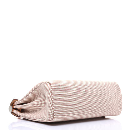 Hermes Vache Hunter Criss Viking Herbag Zip Retourne 31 PM Ecru Beige Naturel 5 of 14