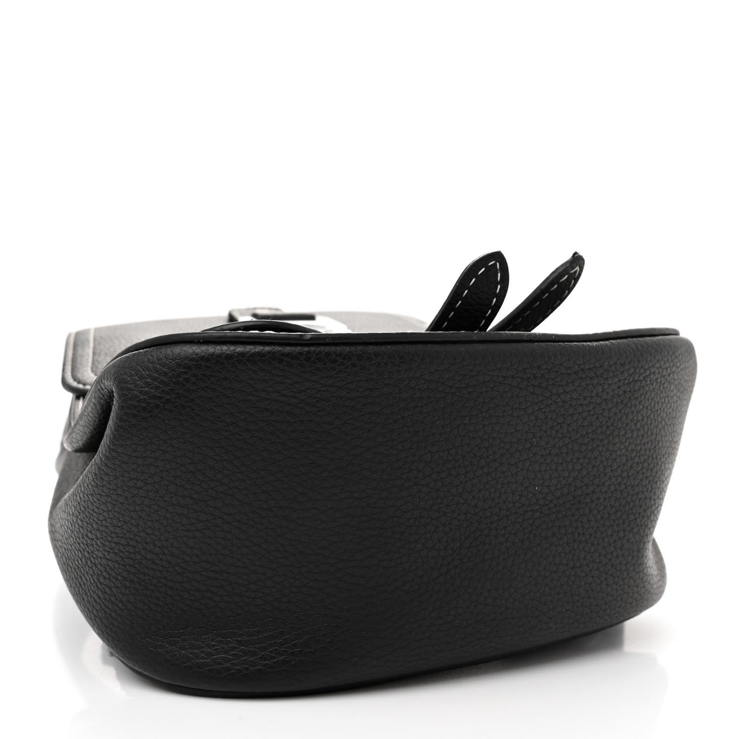Grained Calfskin Mini Gallop Backpack Black