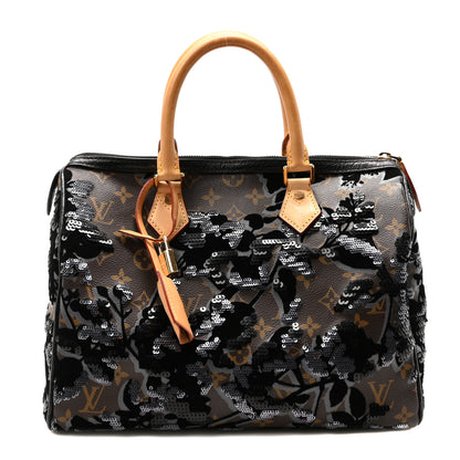 Louis Vuitton Monogram Fleur De Jais Sequins Speedy 30 1 of 9