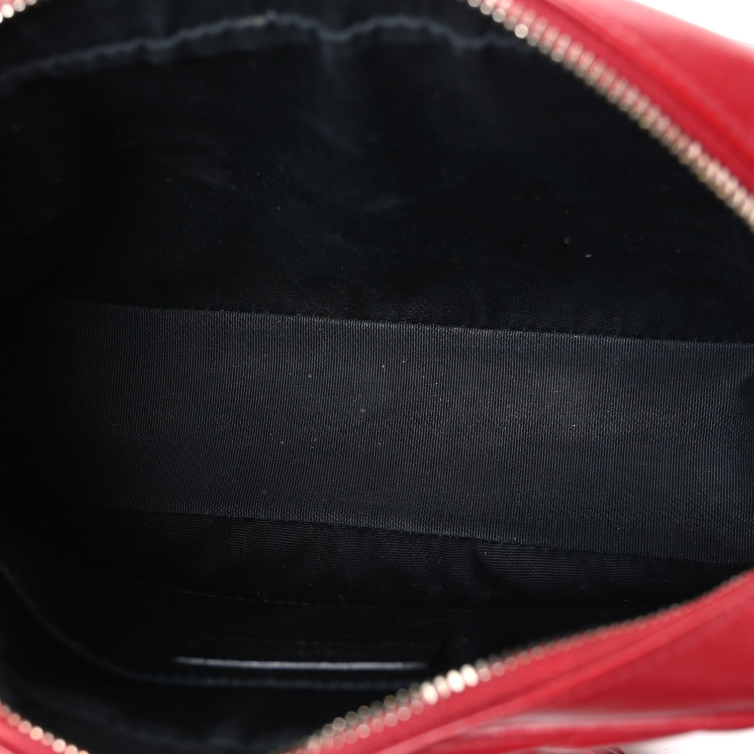 Saint Laurent Calfskin Matelasse Monogram Lou Camera Bag Red 5 of 11