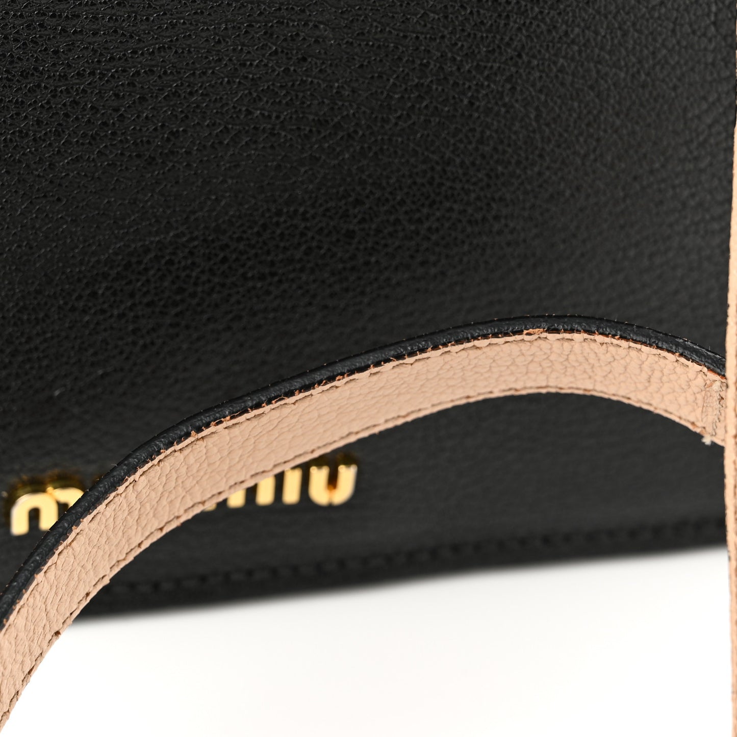 Madras Bicolor Top Handle Bag Cipria Black