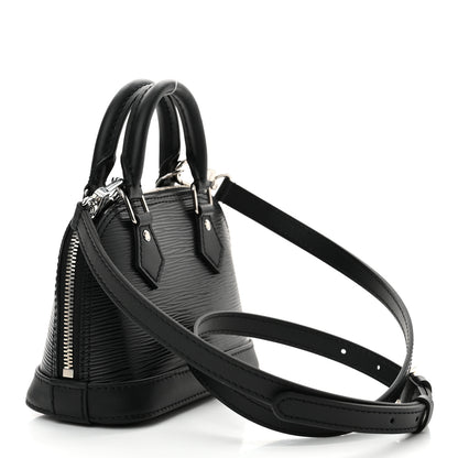 Louis Vuitton Epi Alma Nano Black 3 of 10