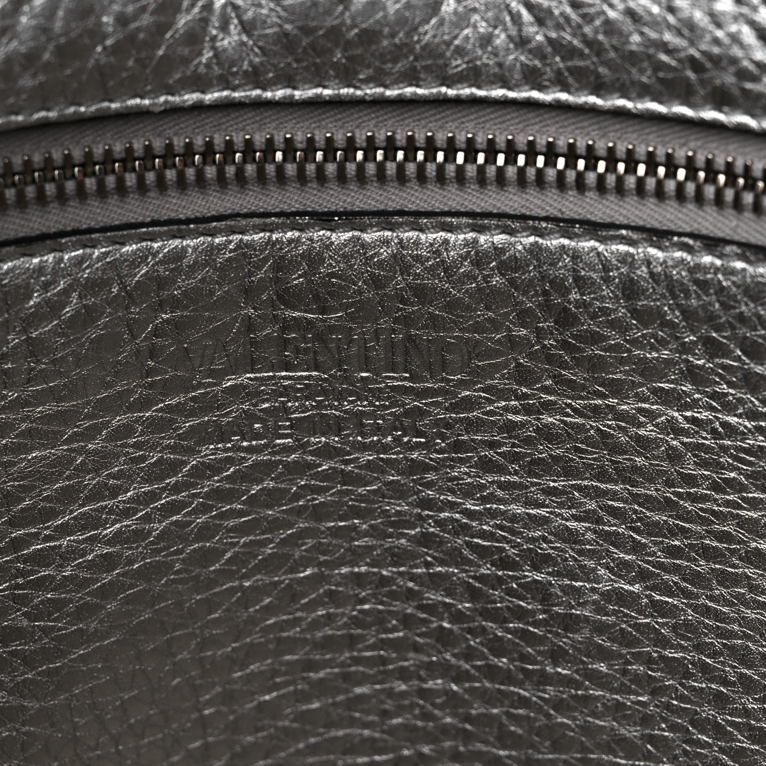 Valentino Garavani Metallic Pebbled Calfskin Small Rockstud Flip-Lock Messenger Bag Silver 6 of 12