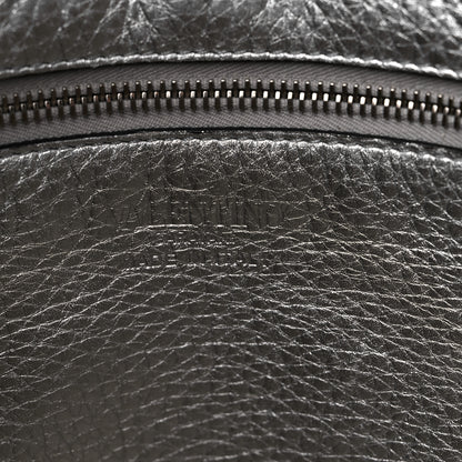 Valentino Garavani Metallic Pebbled Calfskin Small Rockstud Flip-Lock Messenger Bag Silver 6 of 12