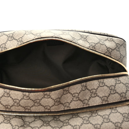 Gucci GG Supreme Monogram Toiletry Case Dark Brown 5 of 8