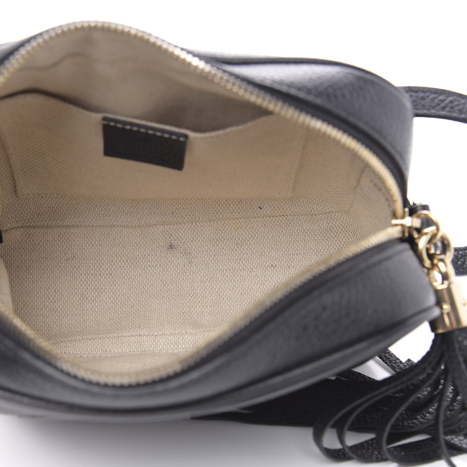 Gucci Pebbled Calfskin Small Soho Disco Bag Black 5 of 11