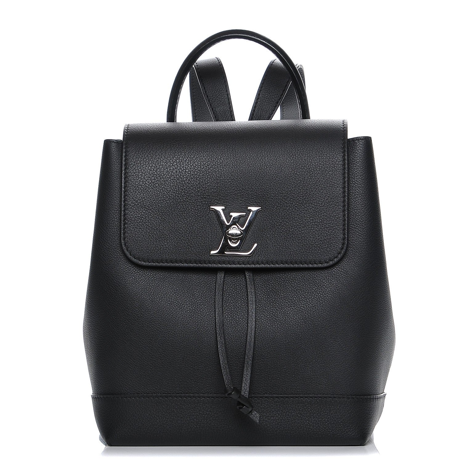 Louis Vuitton Calfskin Lockme Backpack Black 1 of 7