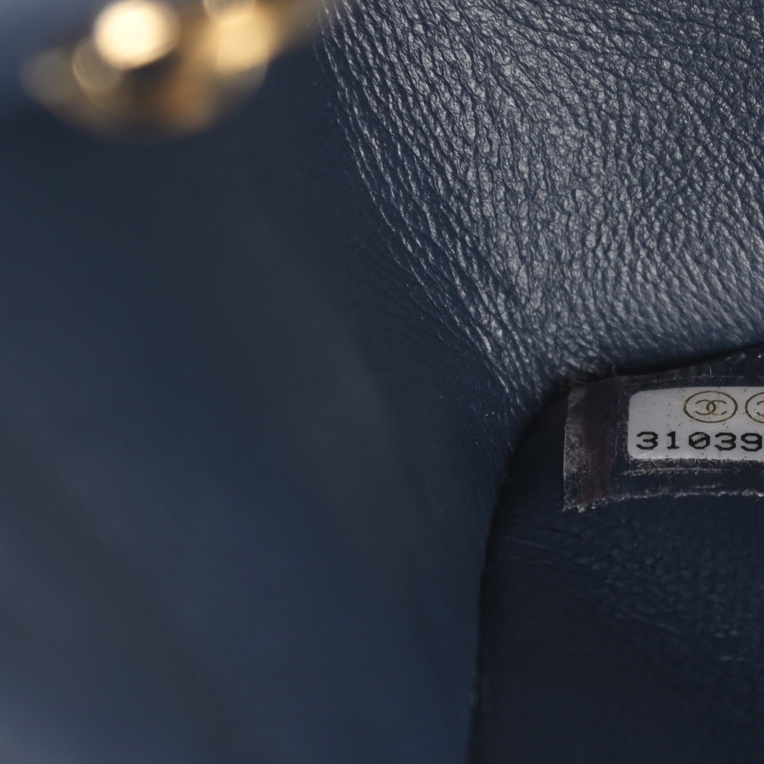 Chanel Caviar Quilted Mini Sweet Classic Flap Navy Blue 7 of 10