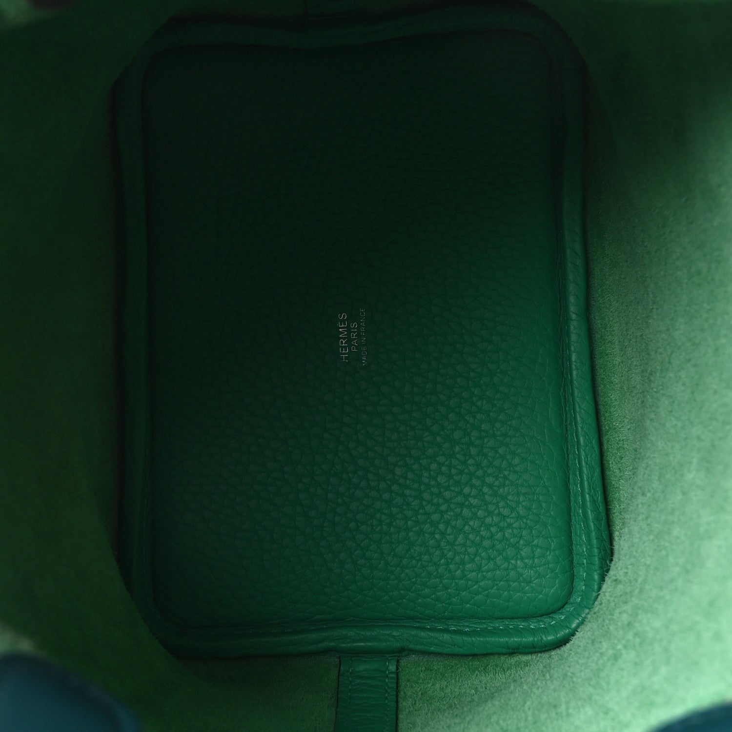 Hermes Taurillon Clemence Swift Eclat Picotin Lock 18 MM Menthe Vert Bosphore 5 of 10