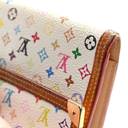 Louis Vuitton Monogram Multicolor Porte Tresor International Wallet White 9 of 9