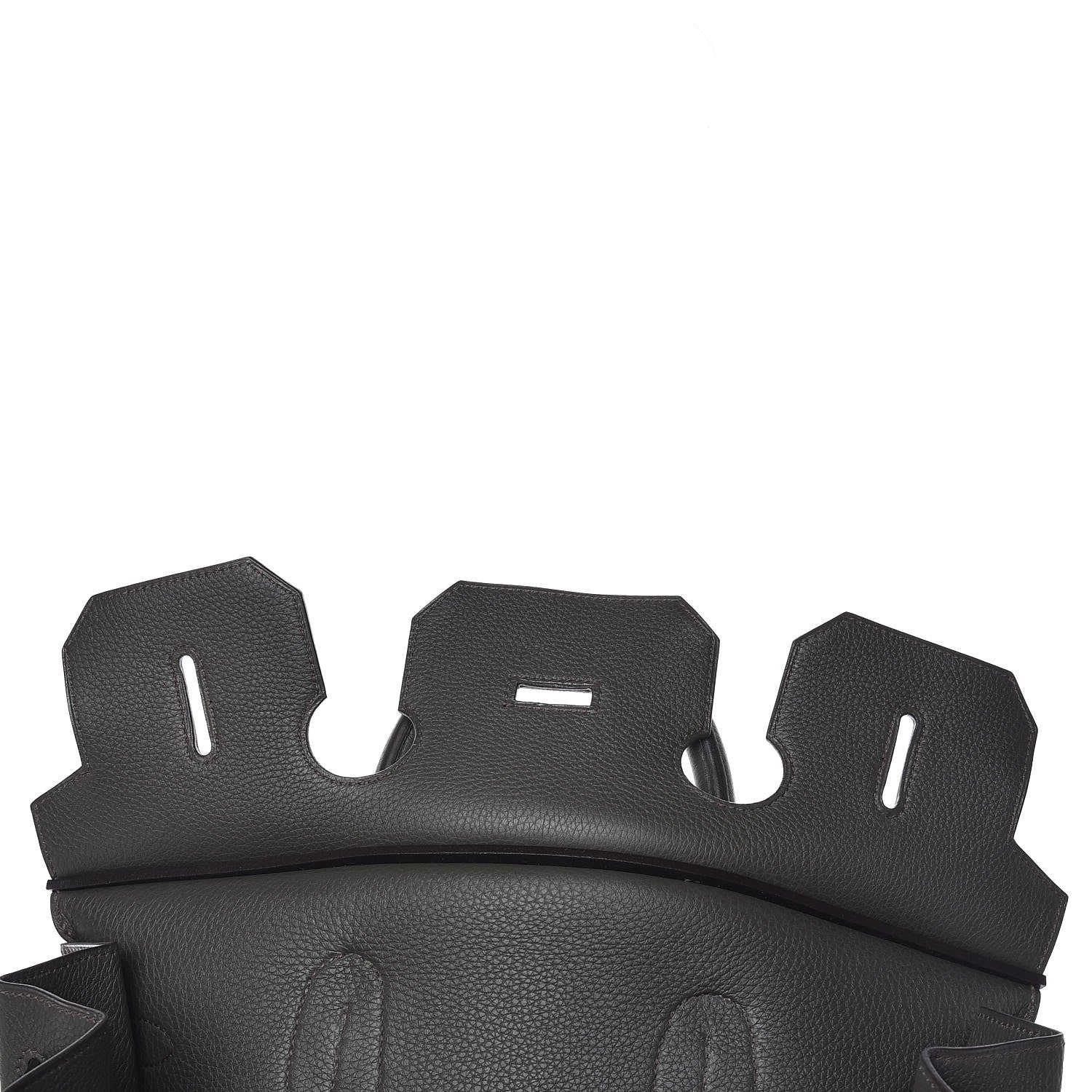 Hermes Taurillon Clemence HAC Birkin 40 Vert De Gris 19 of 30