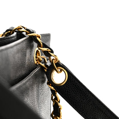 Chanel Caviar Flap Shoulder Bag Black 14 of 15